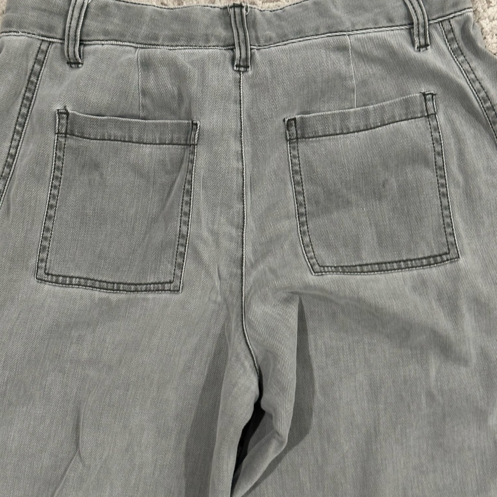 GAP Charcoal Wide Leg Flare Women's Jeans/Pants - Picture 10 of 15